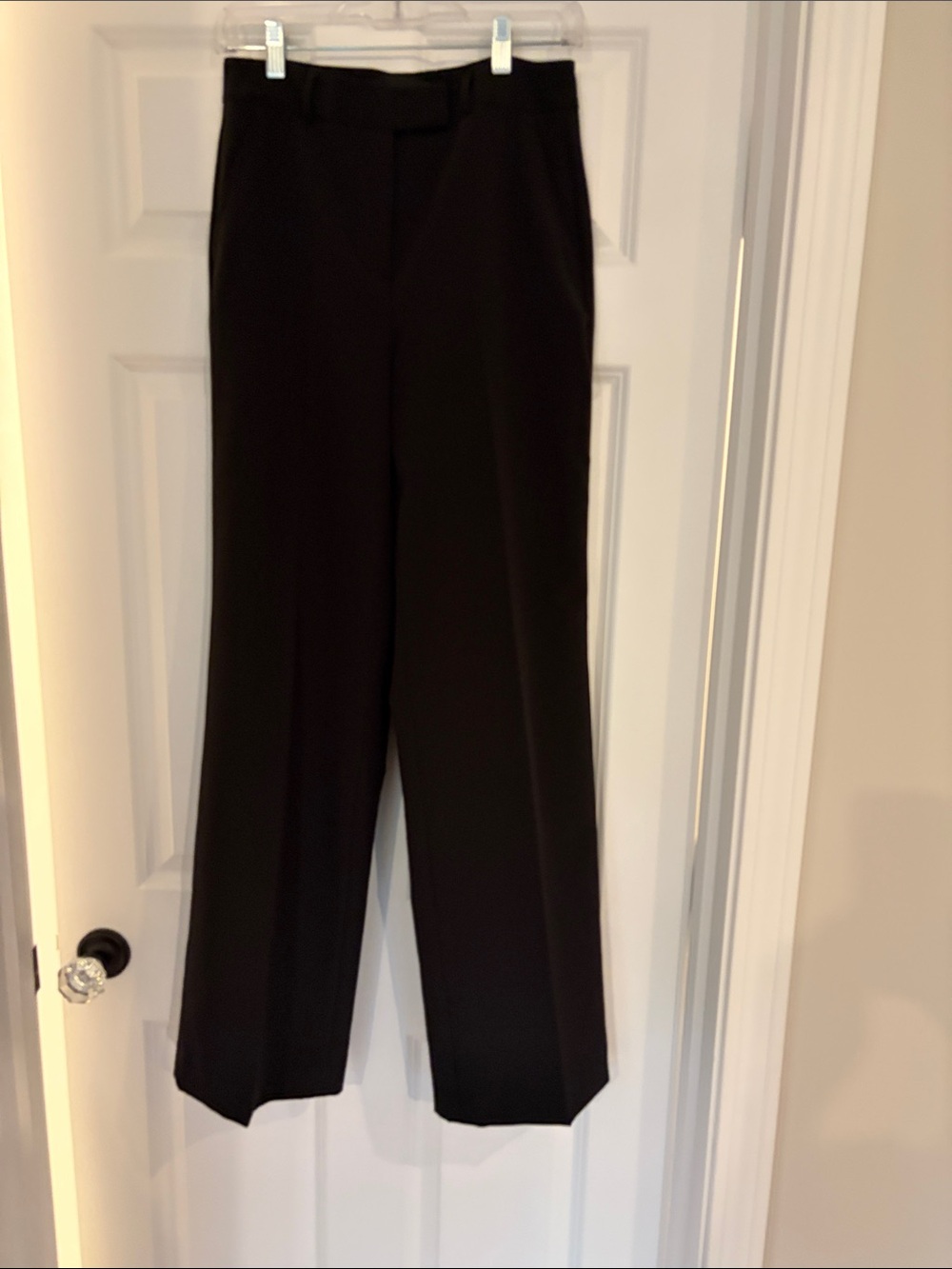 White House Black Market Black Wide-Leg Luna Trousers